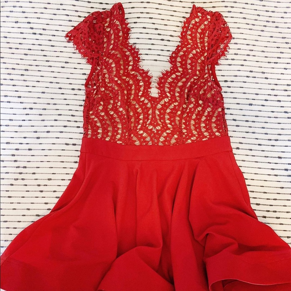 LACEY RED FORMAL// HOCO DRESS